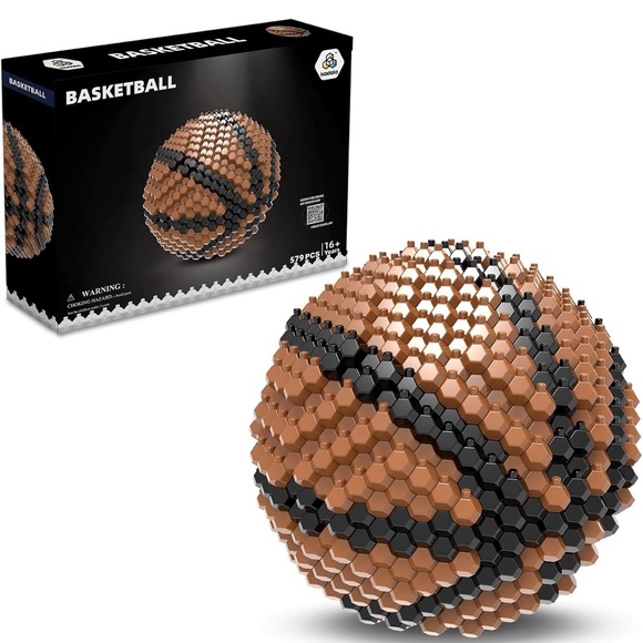 Basketball Block Set - Picture 1 of 6